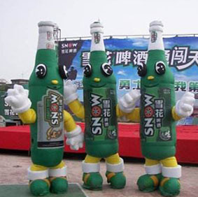 充氣雪花啤酒廣告模型