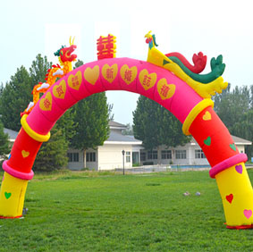 經(jīng)典結(jié)婚龍鳳拱門