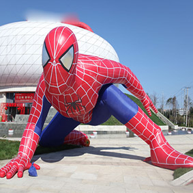 蜘蛛俠軟雕塑裝飾
